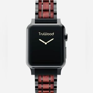 TruWood Classic Apple Watch band NWT 38-41mm Red Sandalwood